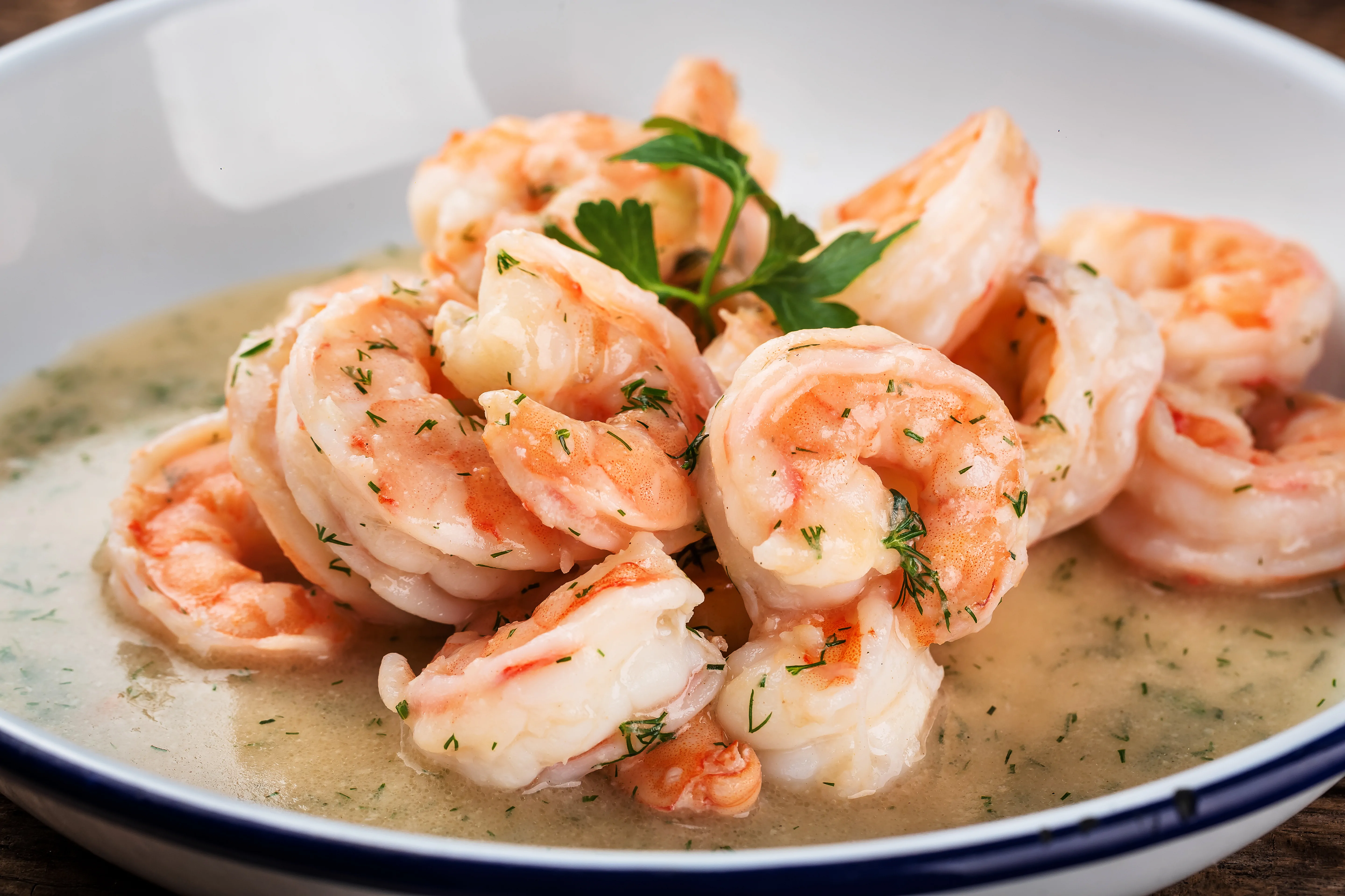 хвости тигрової креветки у часниковому соусі 2